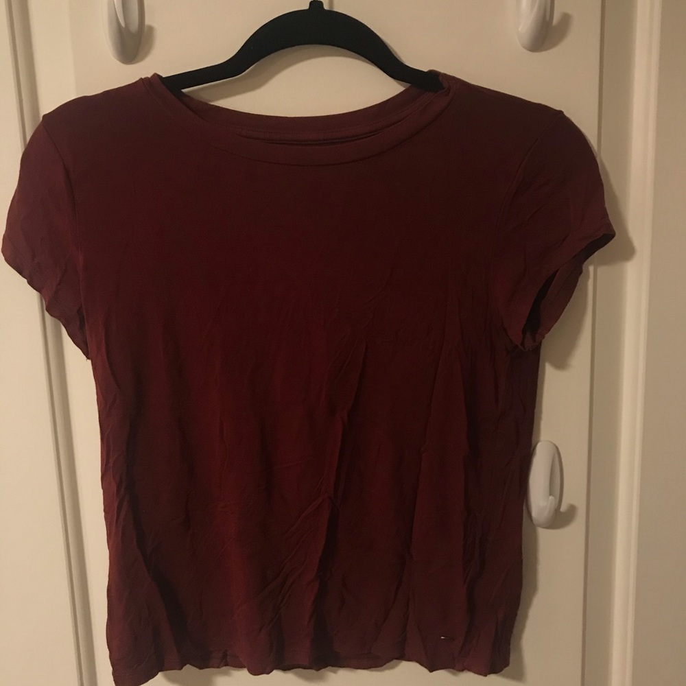 Maroon crop top!! - Picture 3 of 5